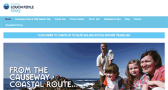 Desktop Screenshot of loughfoyleferry.com